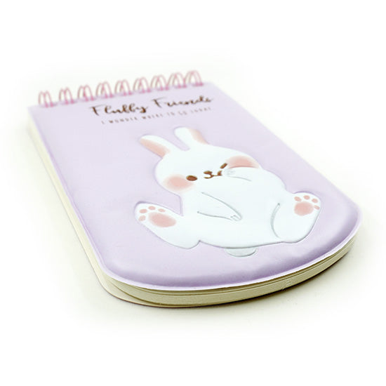 Squishy Bunny Cover Memo Pad - 60 Sheets