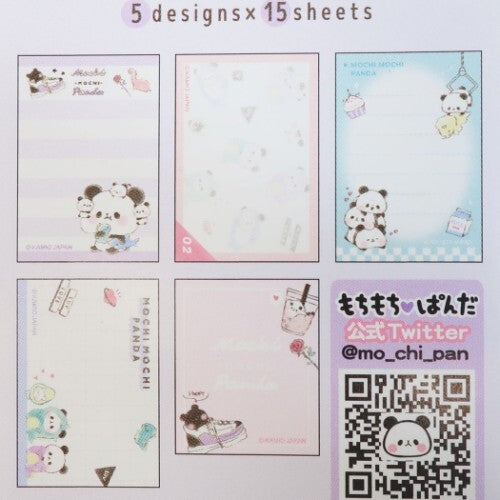 Kamio : Mochi Mochi Panda Packet of Mini Memo Pads!