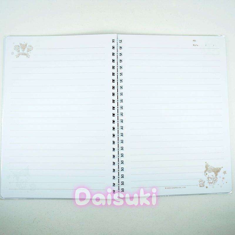 Sanrio - Kuromi Ice Cream Shop A5 Lined Notebook (soft cover)