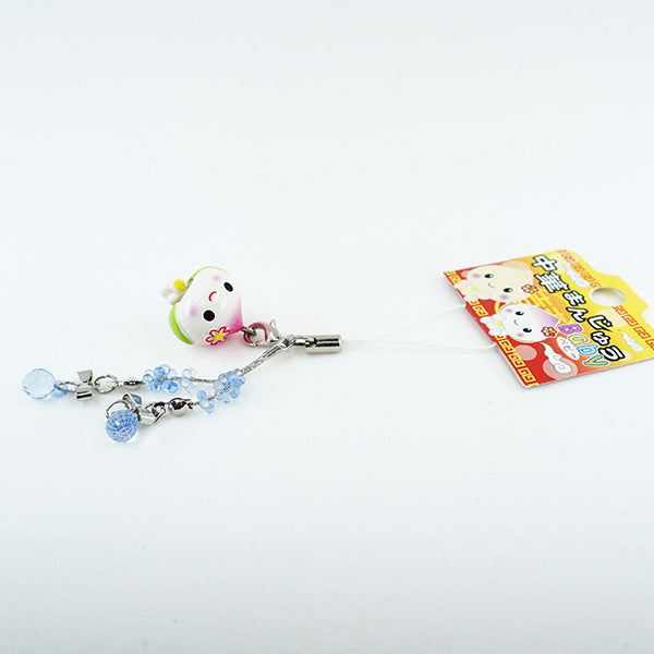 Kawaii Juju-chan Steamed Bun Phone Hanger / Zipper Mascot - Bobble Head!