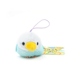 Amuse : Blue Budgie Mini Plush 4.5cm Hanger / Bag Mascot!