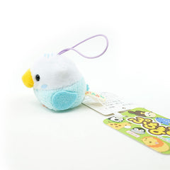 Amuse : Blue Budgie Mini Plush 4.5cm Hanger / Bag Mascot!