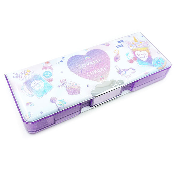 Crux : Lovable Creamy Cherry Deluxe Multi-Compartment Pencil Box / Case