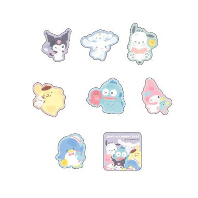 Sanrio :  Popular Characters Sticker Flakes Sack - Kuromi, My Melody, Pochacco, Cinnamoroll etc! 40 Stickers