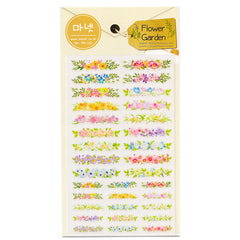 Flower Garden - Floral Arrangements - Korean Sticker Sheet