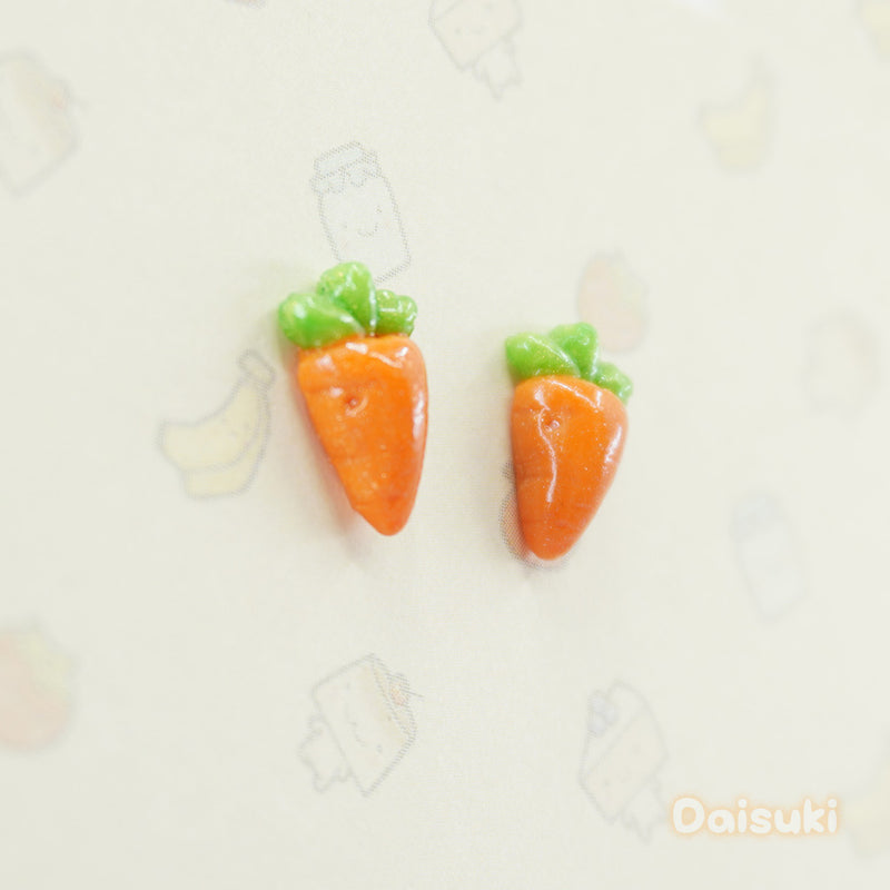 Baby Carrots - Hand-sculpted Earrings