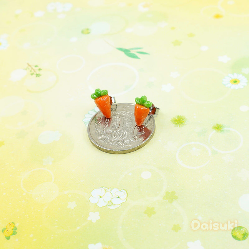 Baby Carrots - Hand-sculpted Earrings