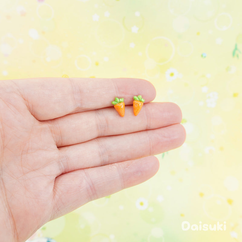 Baby Carrots - Hand-sculpted Earrings