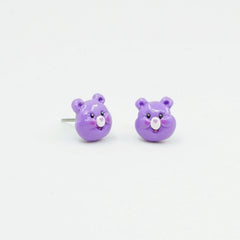 Care Bears Earrings - Mix & Match set of 5 - OR Matching Pair - Hand-sculpted