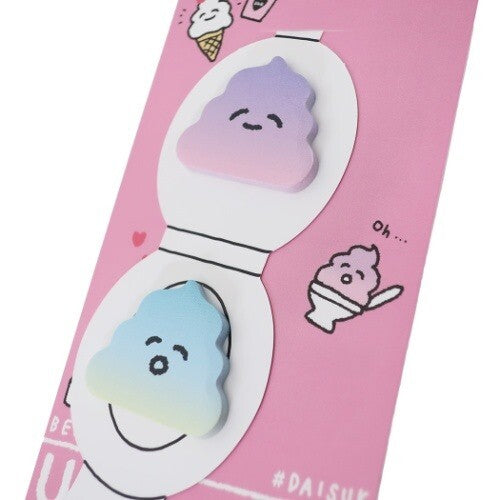 Q-Lia - Cute Pastel Poops (in a toilet!) Sticky memo tabs!