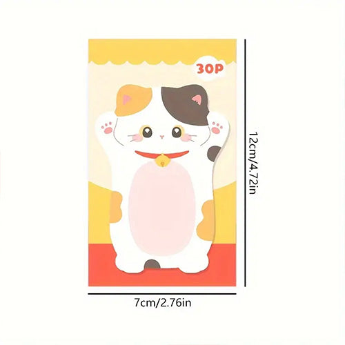 1x Cute Cat Sticky Memo Note Pad! LUCKY DIP (Random Design)