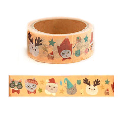 Christmas Cats Washi Tape! (orange)