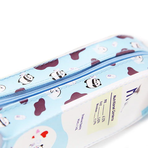 Cute Novelty Milk Pencil Case / Bag