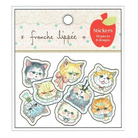 Copy of Franche Lippee : Frilly Cats Sticker Flakes Sack! | Daisuki