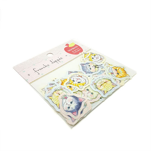 Copy of Franche Lippee : Frilly Cats Sticker Flakes Sack! | Daisuki