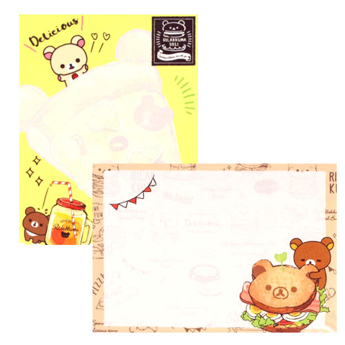 San-X : Rilakkuma - Sandwich Time Mini Memo Pad